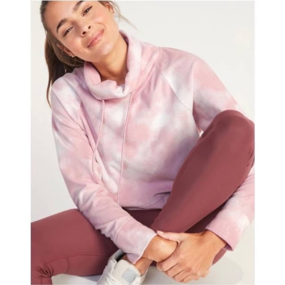 NEW- Old Nacy Active pull over fleece size small